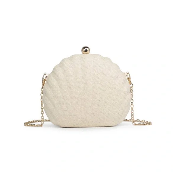 NWT Cream Seashell Purse - Picture 3 of 8
